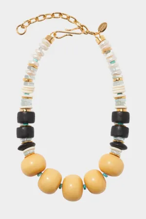 Pomelo Bead Necklace, Multi