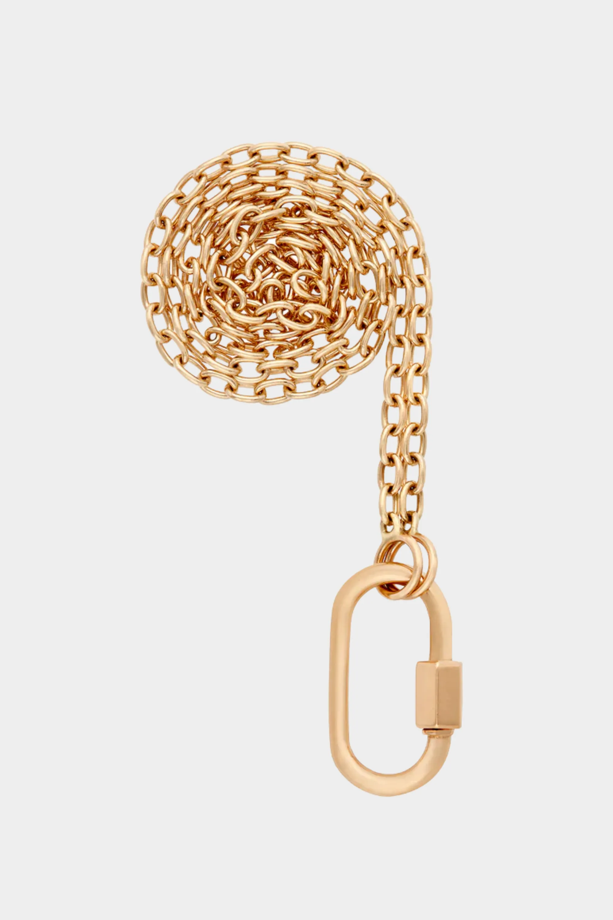 Pulley Chain - 15", Yellow Gold