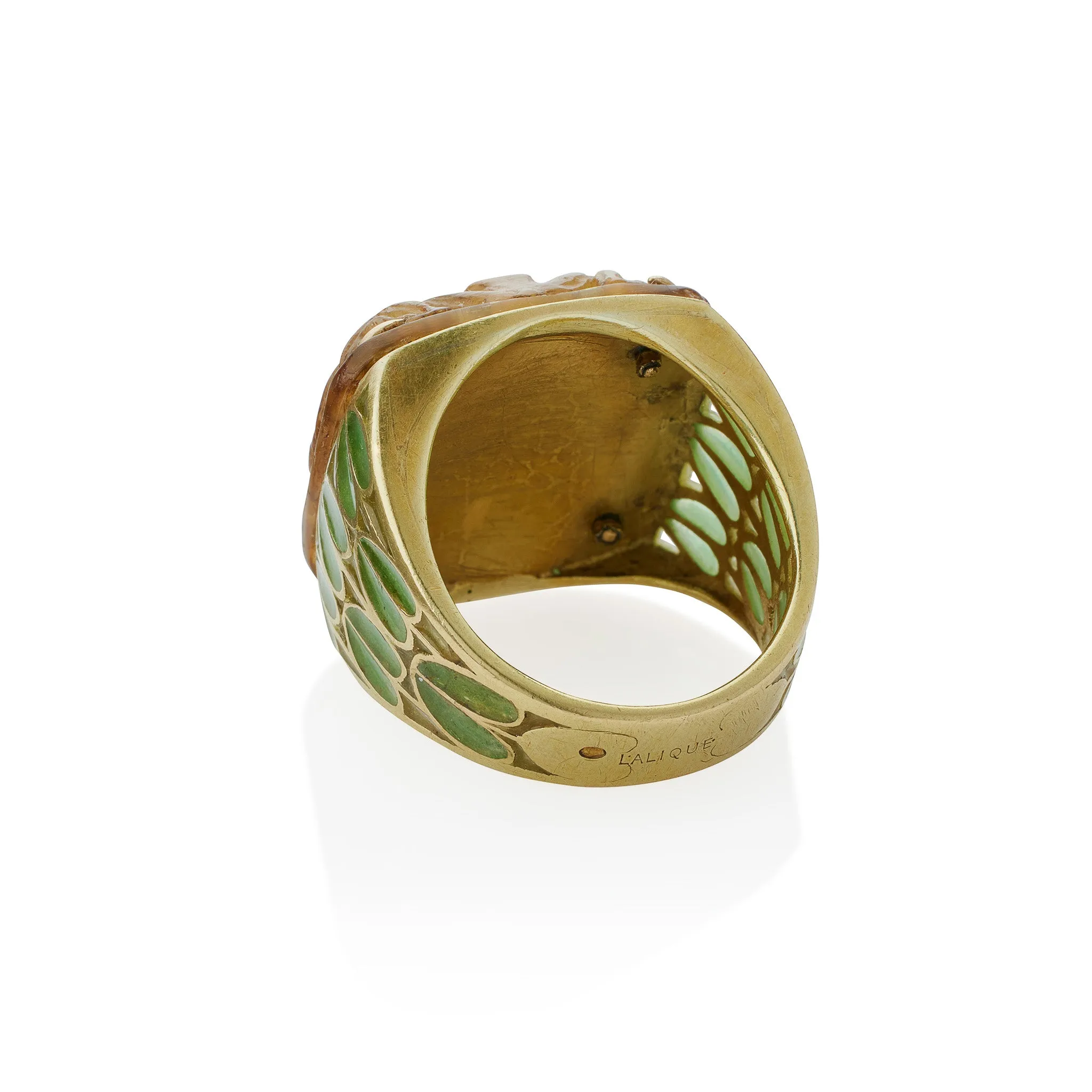 Ren?? Lalique "Grenouilles" Ring