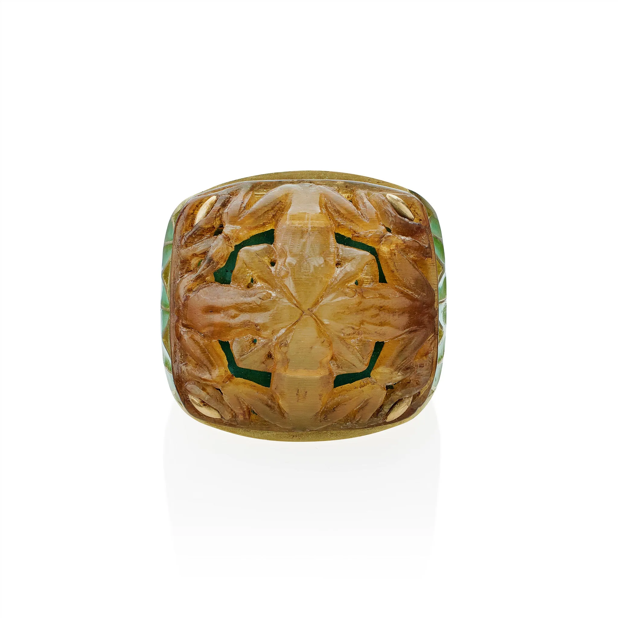 Ren?? Lalique "Grenouilles" Ring
