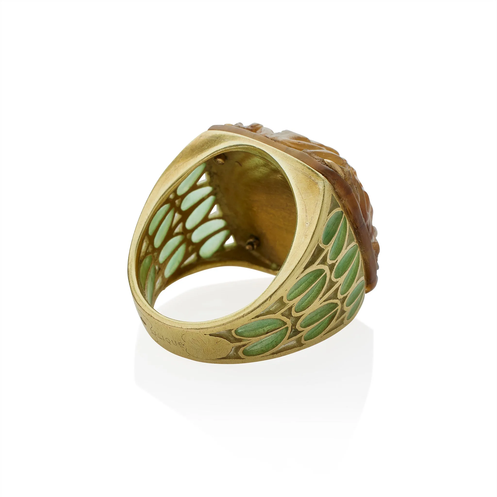 Ren?? Lalique "Grenouilles" Ring