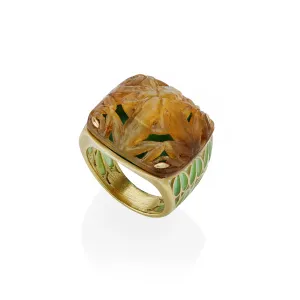 Ren?? Lalique "Grenouilles" Ring