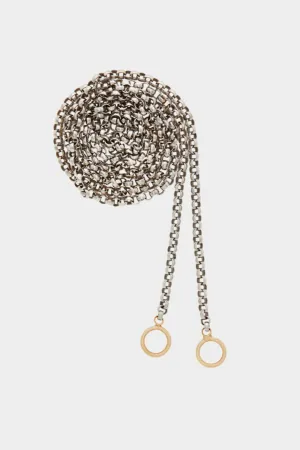 Rolo Chain Necklace - 20", White Gold