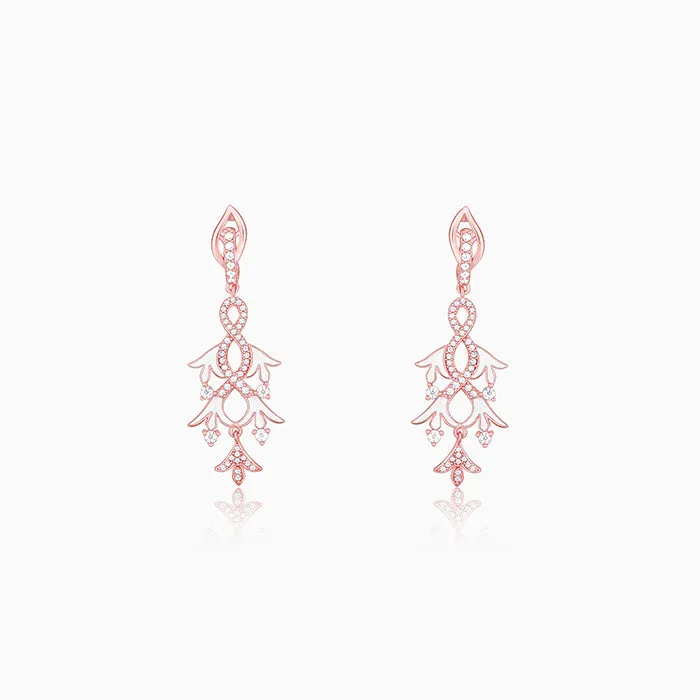 Rose Gold Dance of Musli Earrings