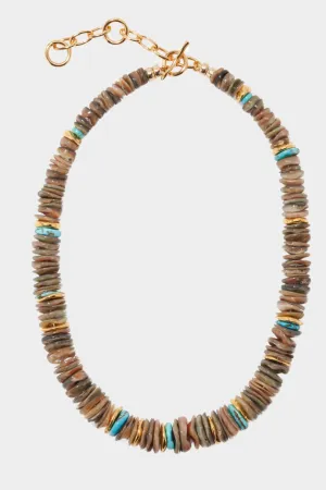 Sand & Sky Necklace, Tan