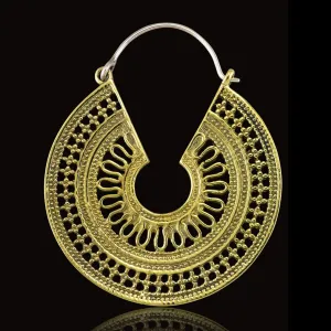 Sanjati Hoops - Silver Post