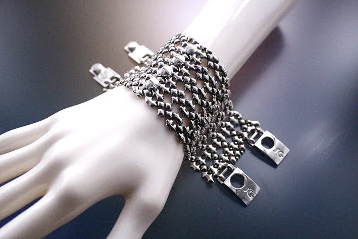 SG Liquid Metal TB43 AS?C Antique Silver Finish ?C Bracelet by Sergio Gutierrez