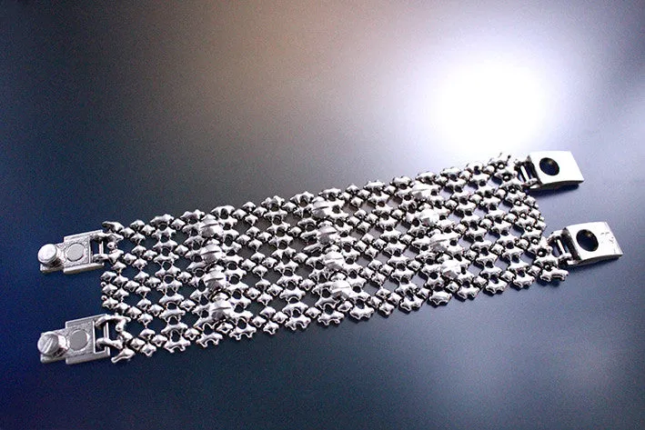 SG Liquid Metal TB43 AS?C Antique Silver Finish ?C Bracelet by Sergio Gutierrez