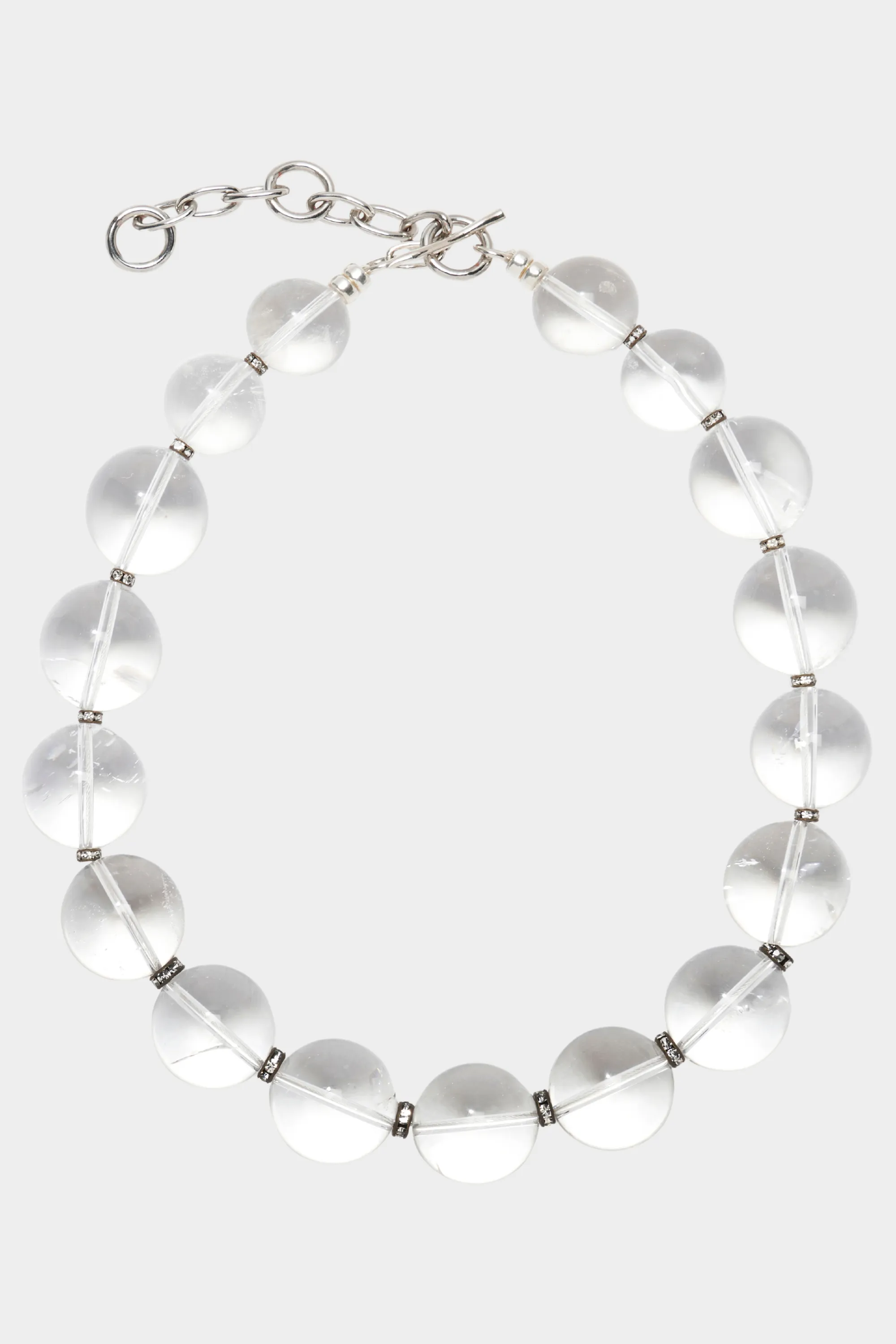 Silver Moon Collar, Crystal