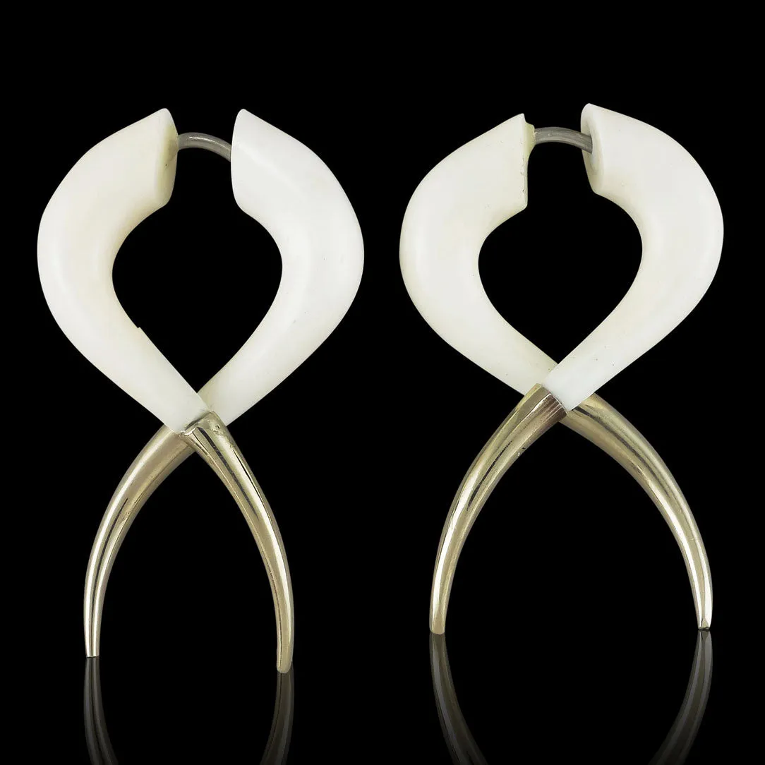Silver Twists - Bone