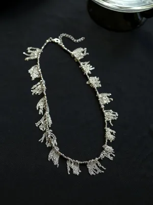 Sparkling Disco Tassel Necklace