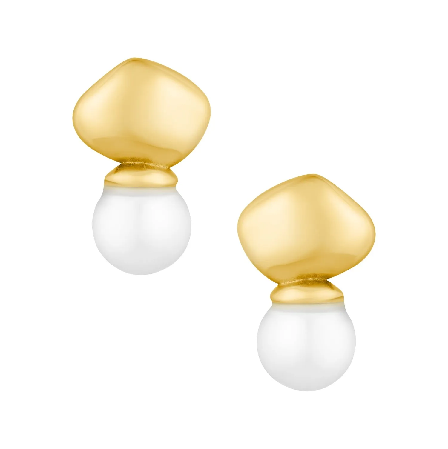 Stassi Pearl Stud Earrings