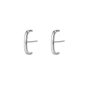 Sterling Silver Line Earrings