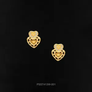 Stone Earring PSST412W-001