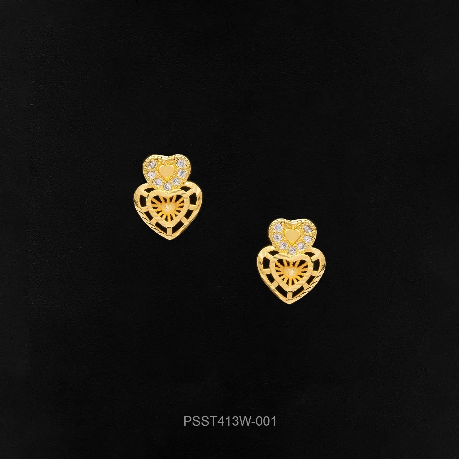 Stone Earring PSST412W-001