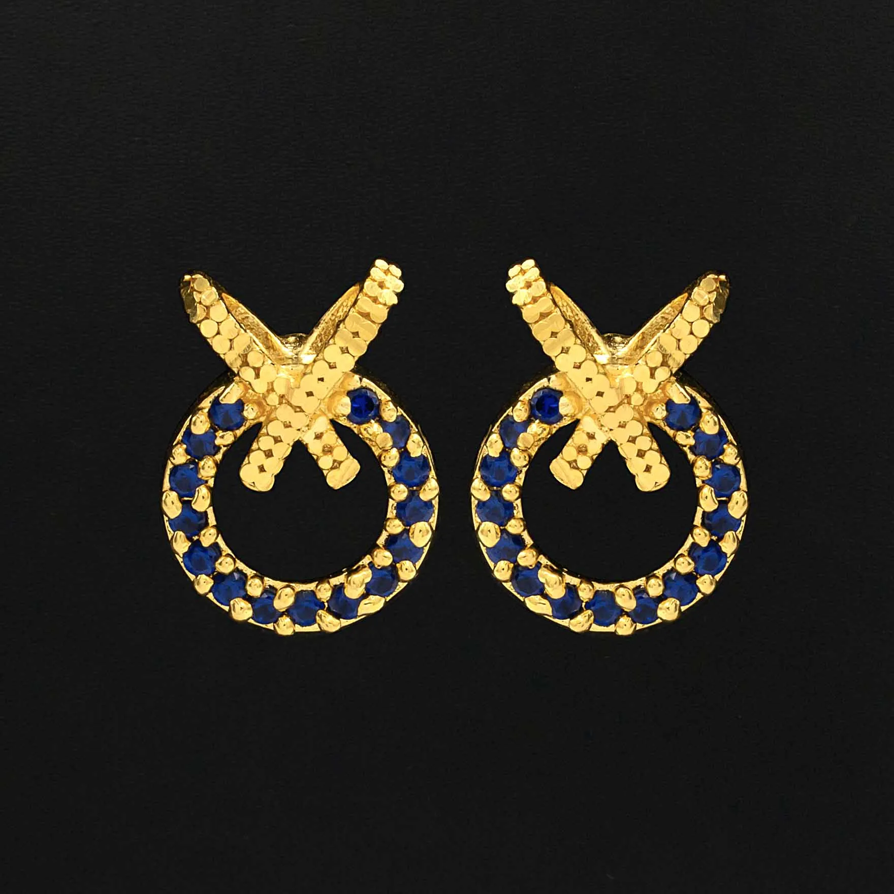 Stone Earrings PSST134BL-001