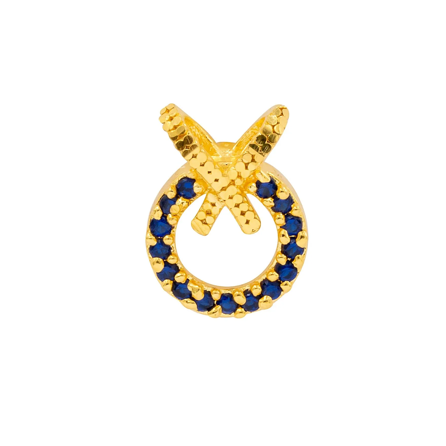 Stone Earrings PSST134BL-001