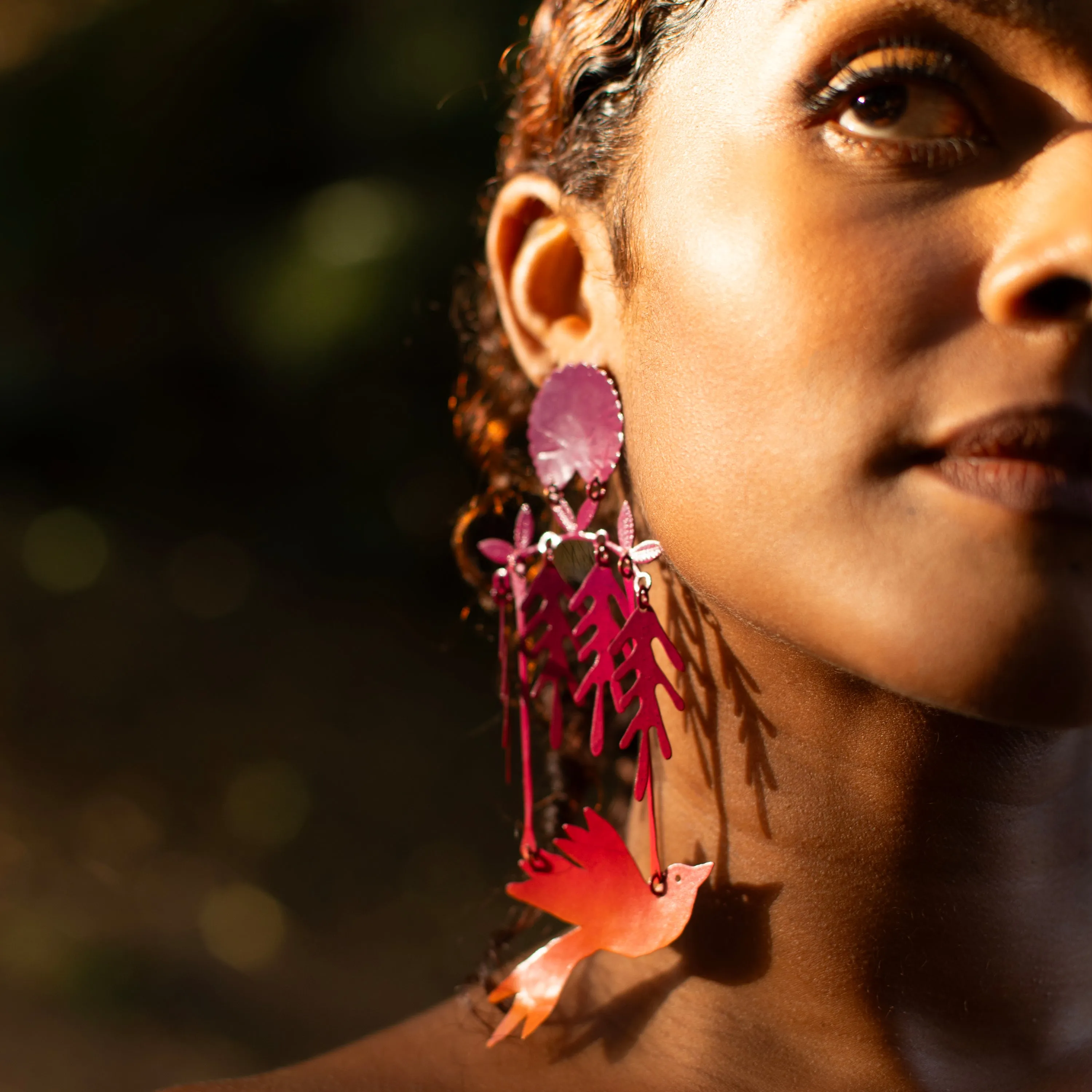 Sunset Bird's Eden Earrings