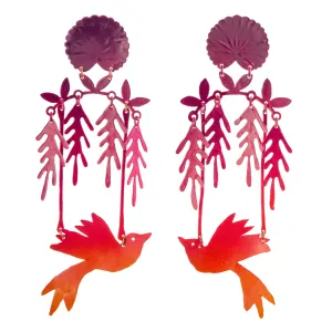 Sunset Bird's Eden Earrings