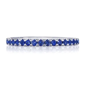 Tacori Sculpted Crescent String of Sapphires Ring
