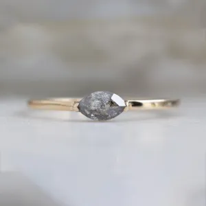 The Salt and Pepper Diamond Eye Ring | Yellow, Rose or White Gold