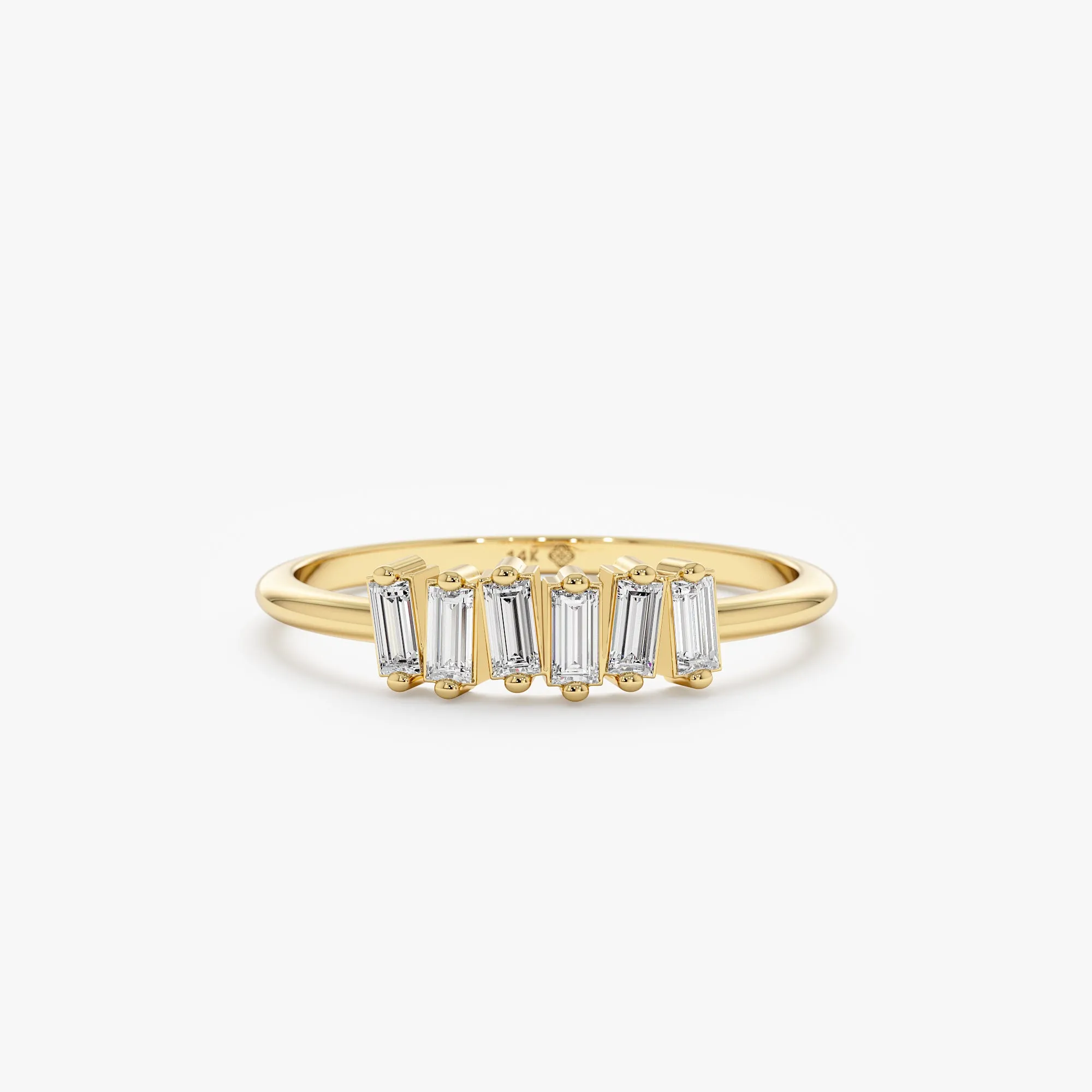 Tilted Diamond Cluster Ring, Helena