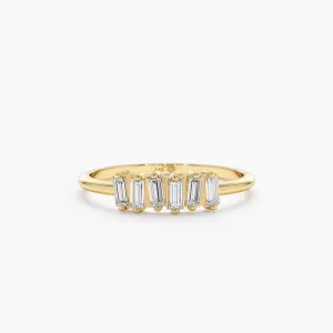 Tilted Diamond Cluster Ring, Helena
