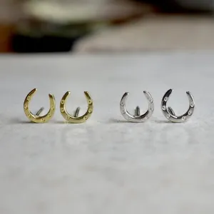 Tiny Horseshoe Studs