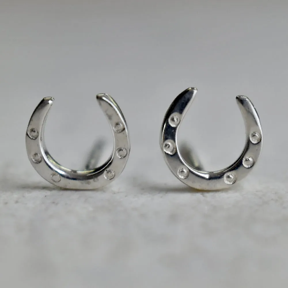 Tiny Horseshoe Studs
