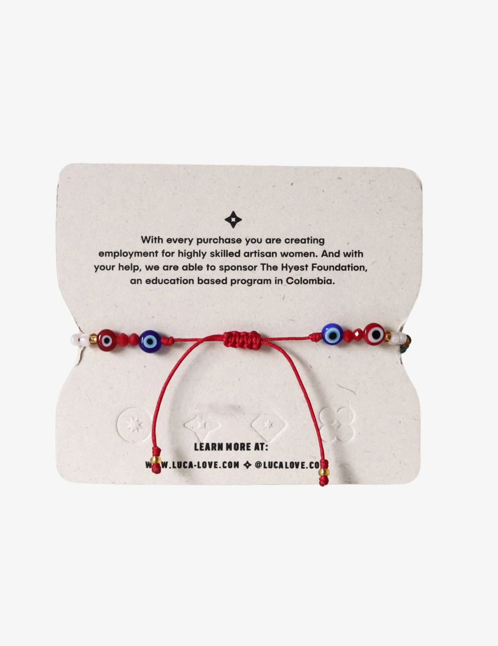 Turquoise Cross & Evil Eye Bracelet