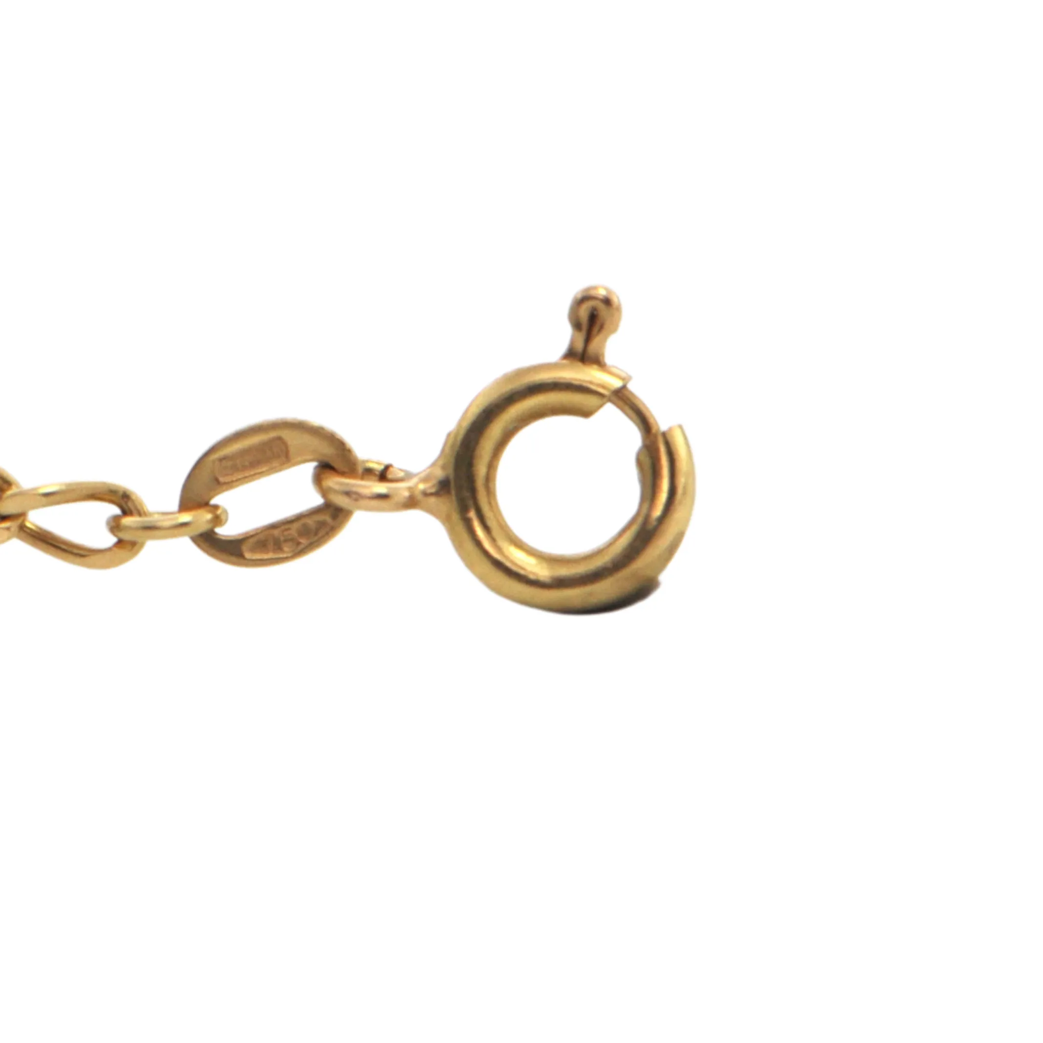 Vintage 18K Gold Fancy Link Chain