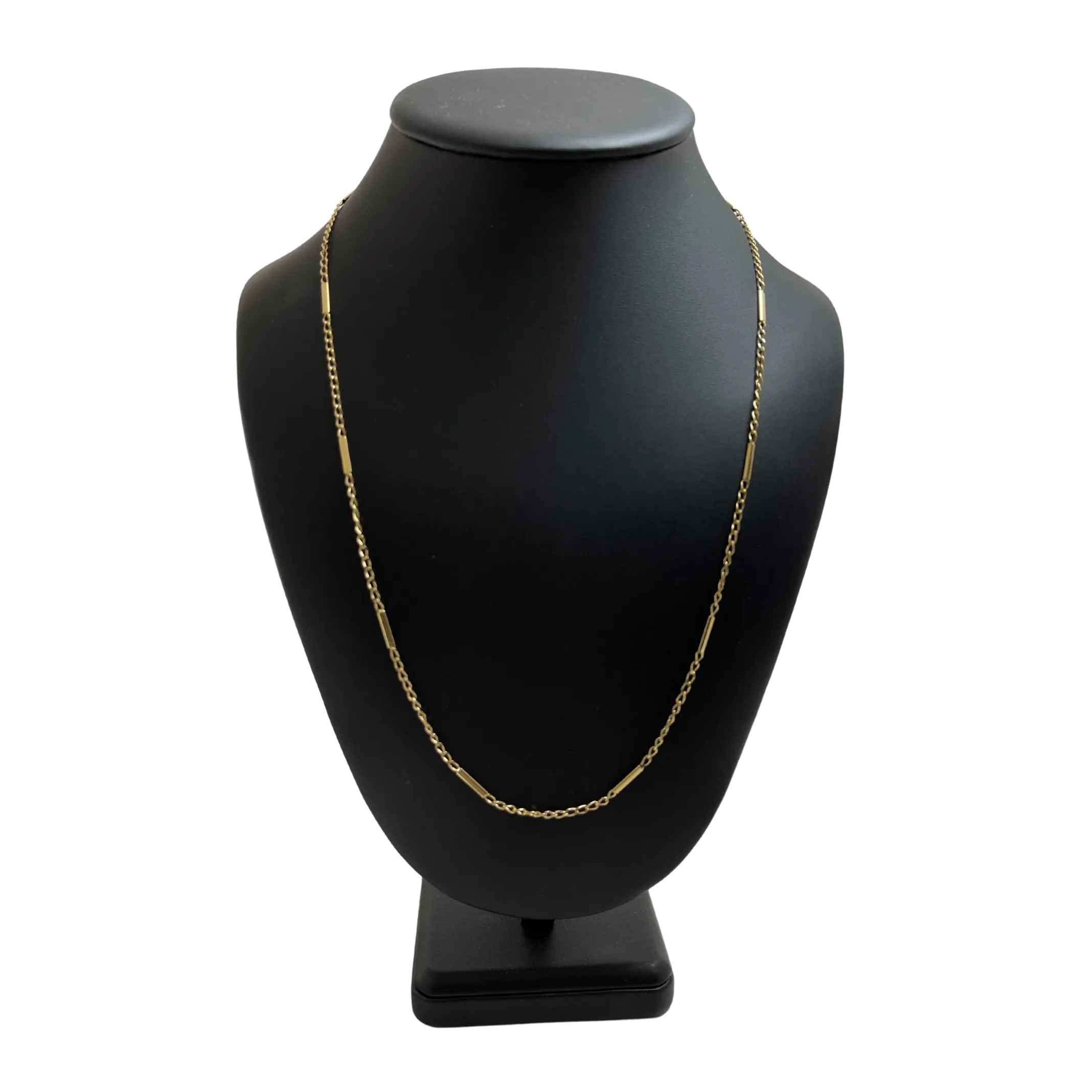Vintage 18K Gold Fancy Link Chain