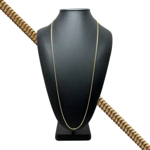 Vintage 18K Gold Snake Chain Necklace