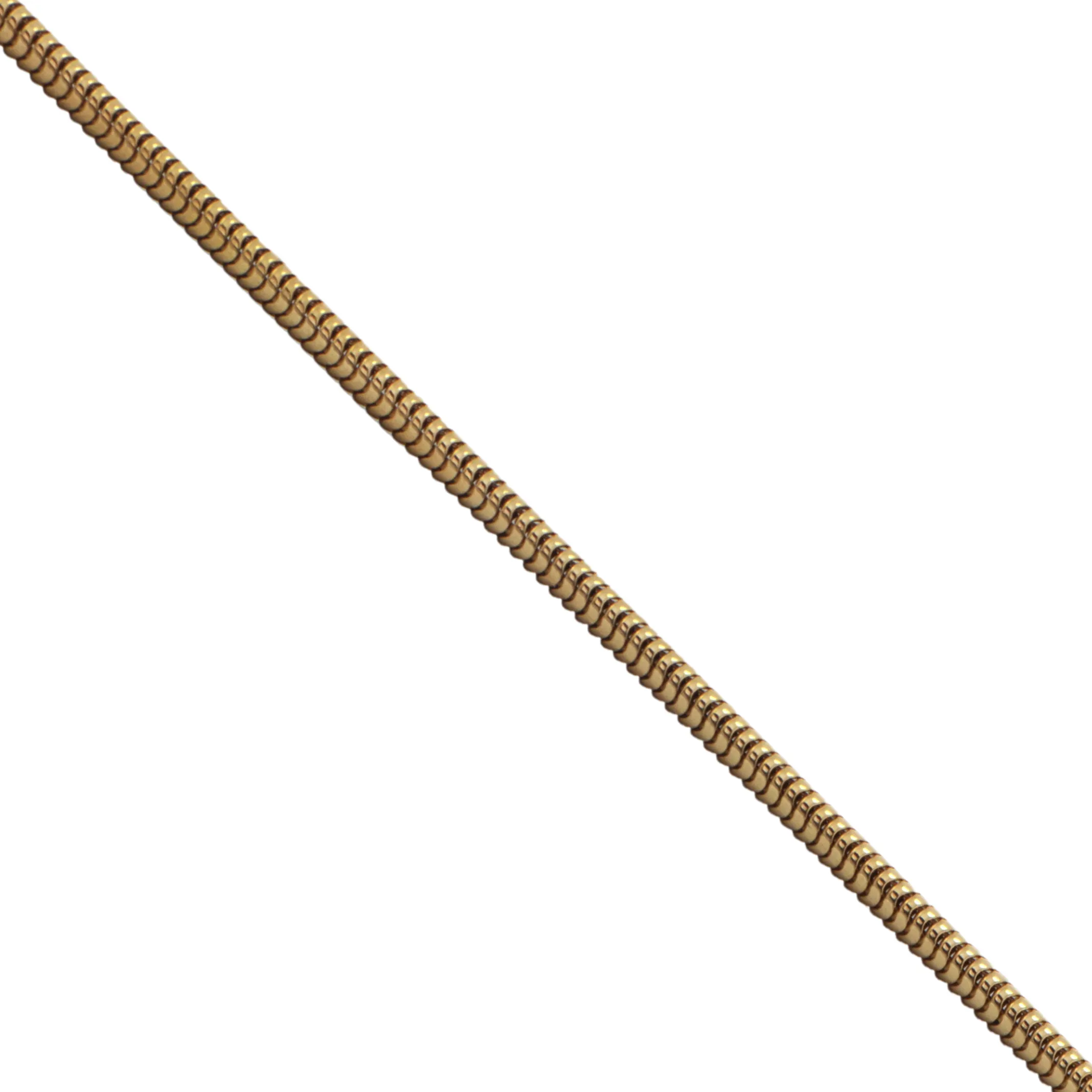 Vintage 18K Gold Snake Chain Necklace