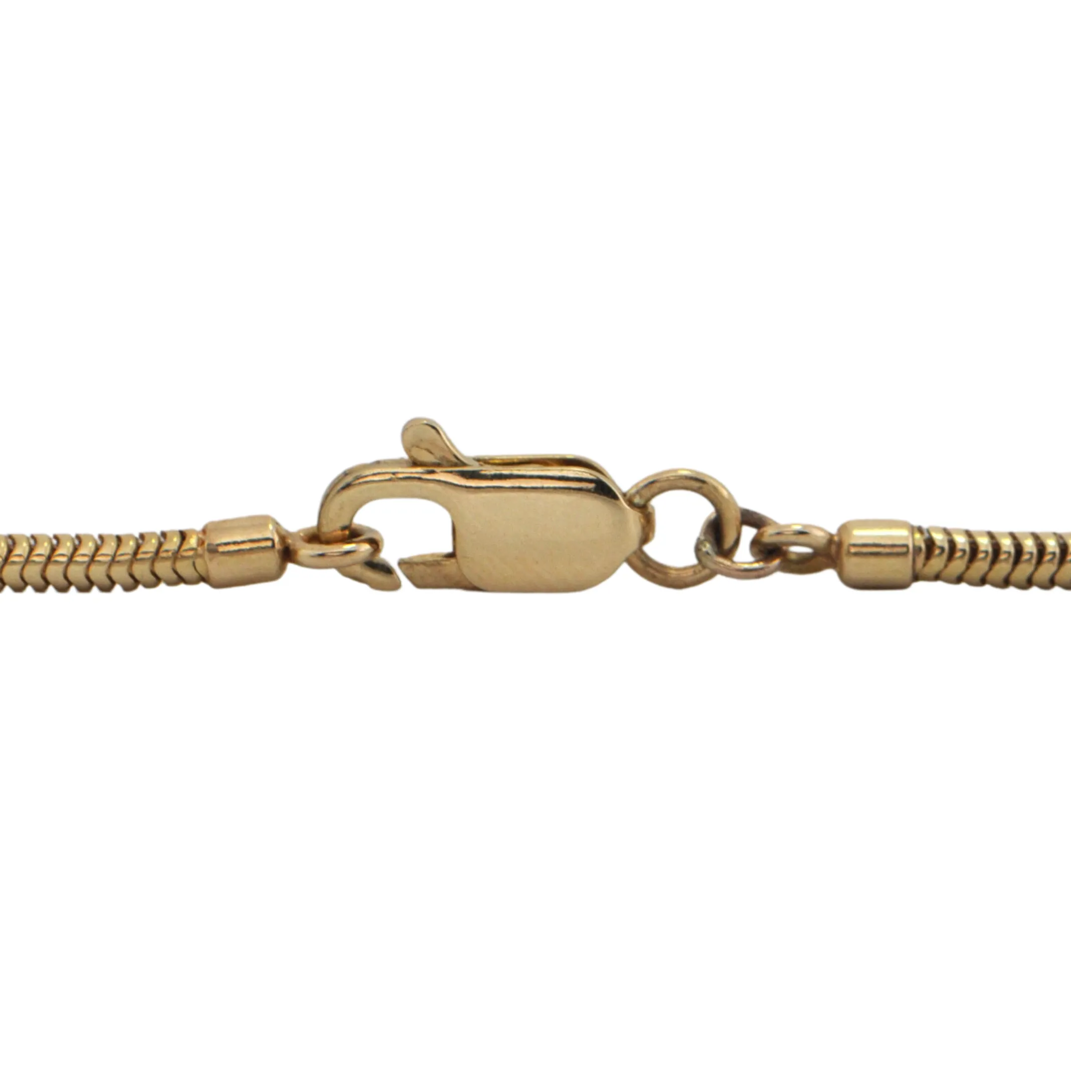 Vintage 18K Gold Snake Chain Necklace
