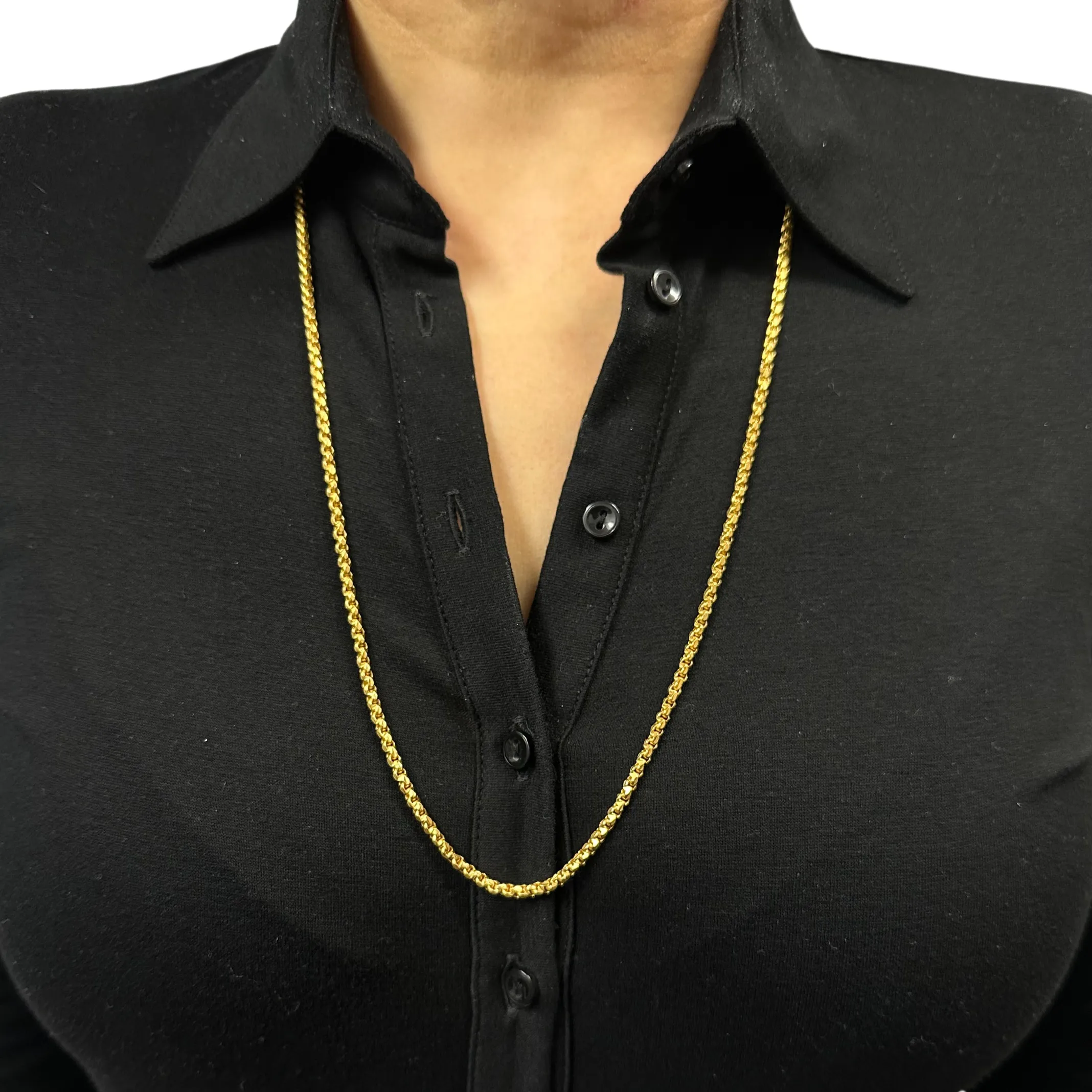Vintage 22K Gold Fancy Link Necklace