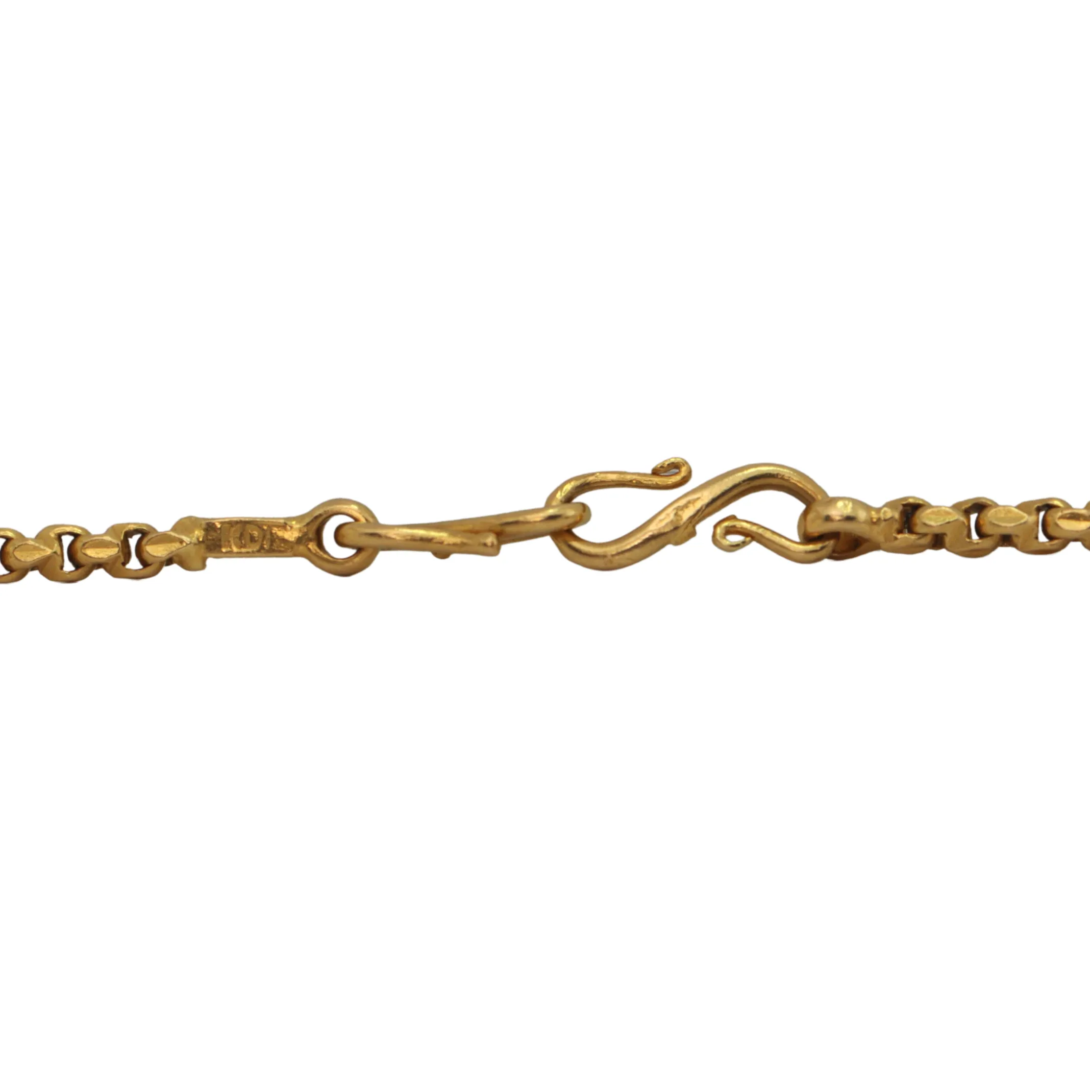 Vintage 22K Gold Fancy Link Necklace