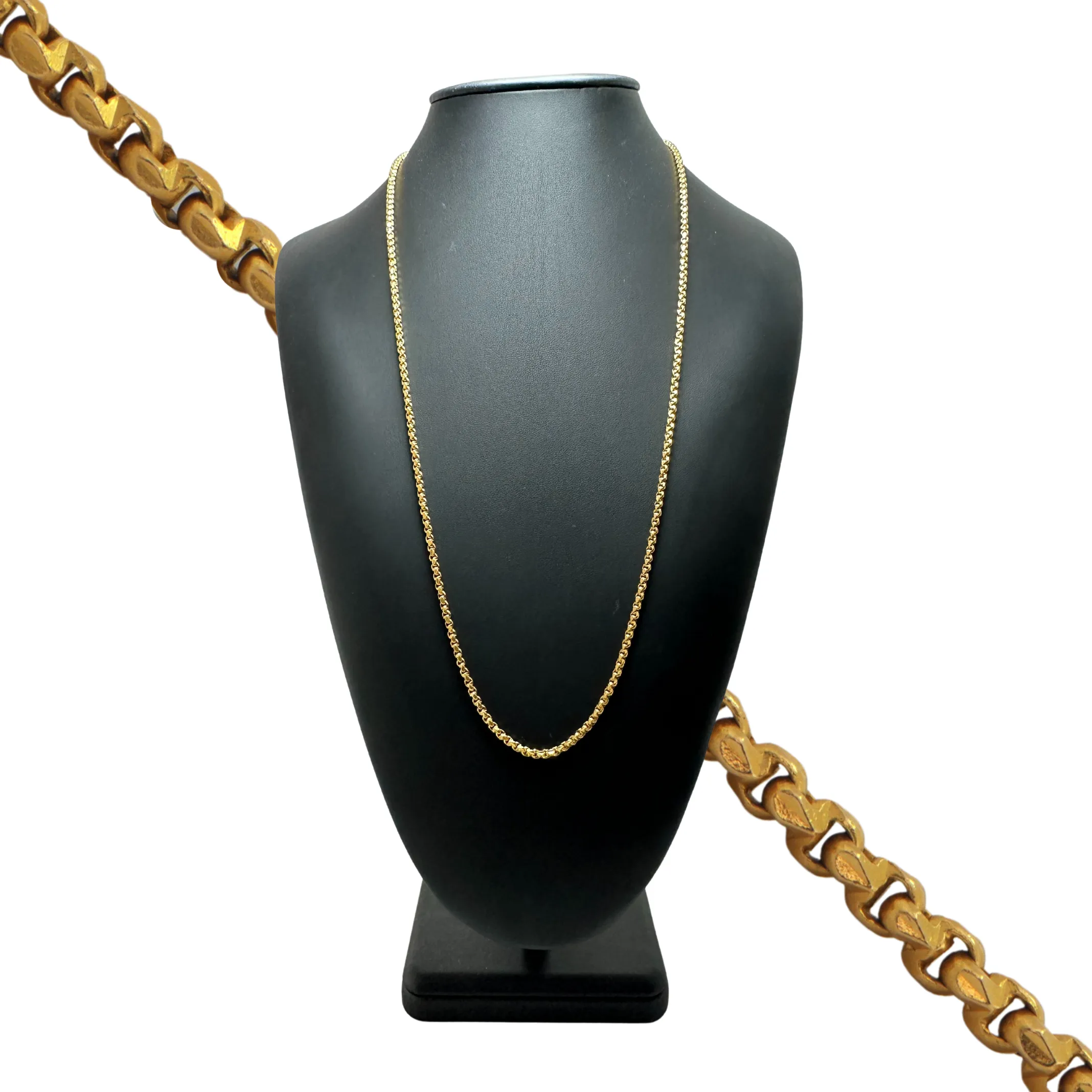 Vintage 22K Gold Fancy Link Necklace