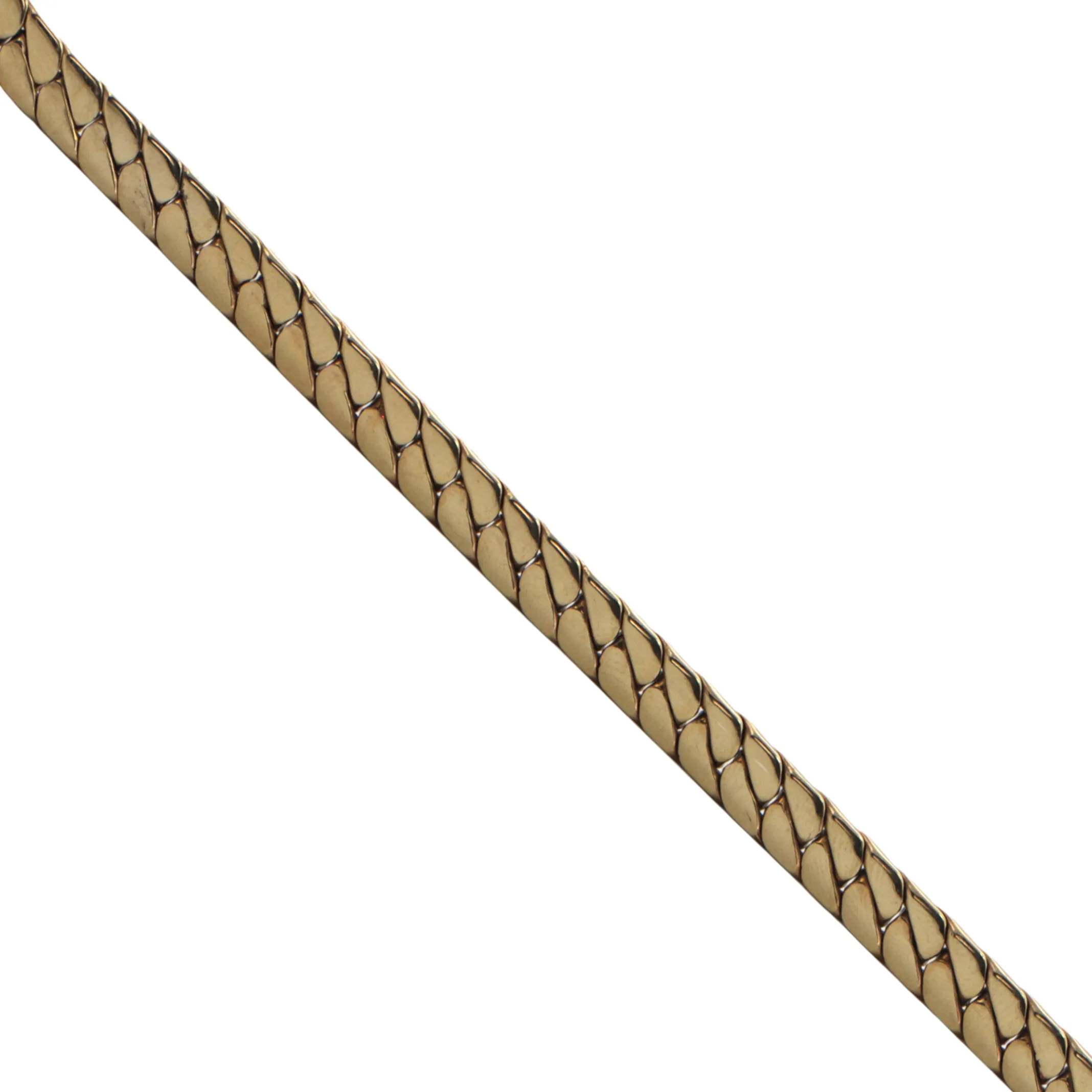 Vintage Diamond 14k Gold Curb Link Necklace