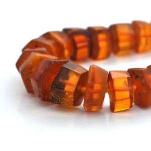 Vintage Graduated Hexagonal Baltic Amber