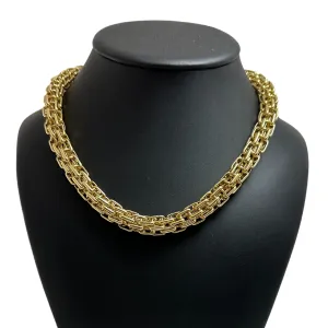 Vintage Italian 14k Gold Multiple Paperlink Necklace