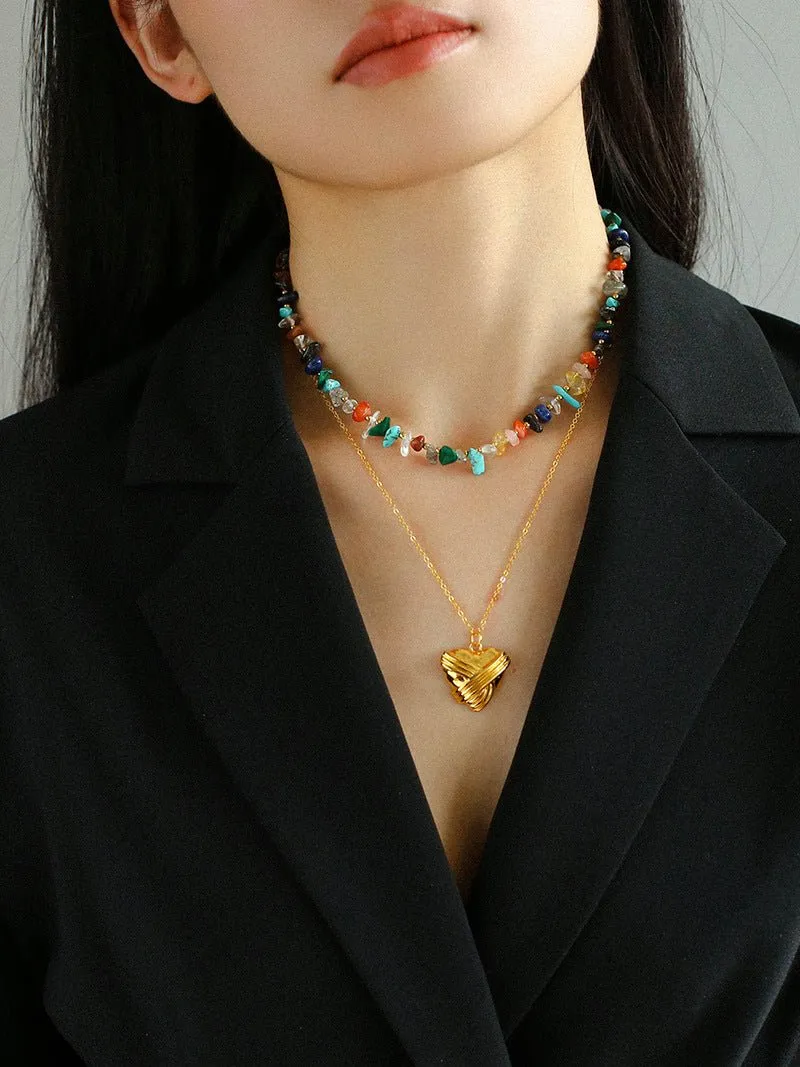 Whole Body Love Pendant Necklace - Gold