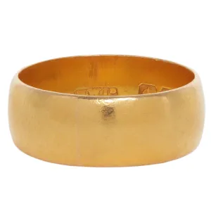 Wide Gold Shire Band