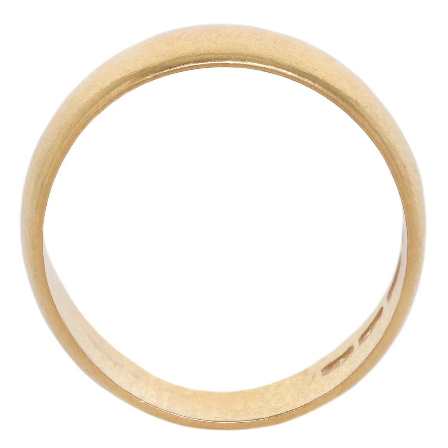 Wide Gold Shire Band