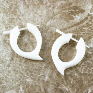 Wind Hoops - Bone
