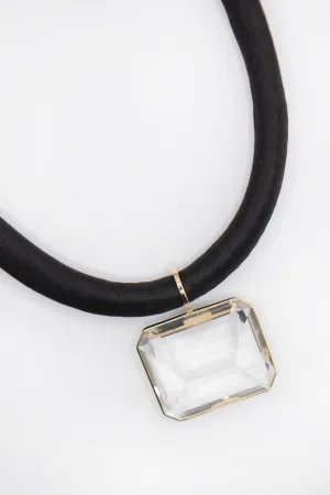 Yvonne Necklace, Crystal